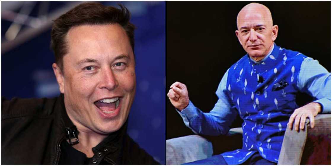 Elon Musk now trails Jeff Bezos by just $3billion and is on track to become the world's richest person Elon Musk now trails Jeff Bezos by just $3billion and is on track to become the world's richest person