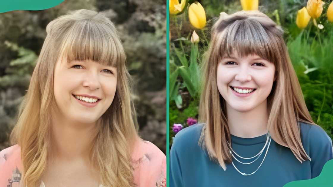 Kaelynn Partlow smiles in different photo Kaelynn Partlow smiles in different photo