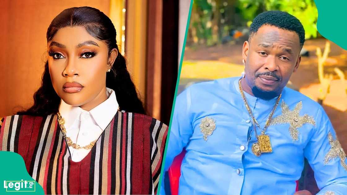 Angela Okorie accuses Zubby Michael of using the title of her unreleased movie for another film Angela Okorie accuses Zubby Michael of using the title of her unreleased movie for another film