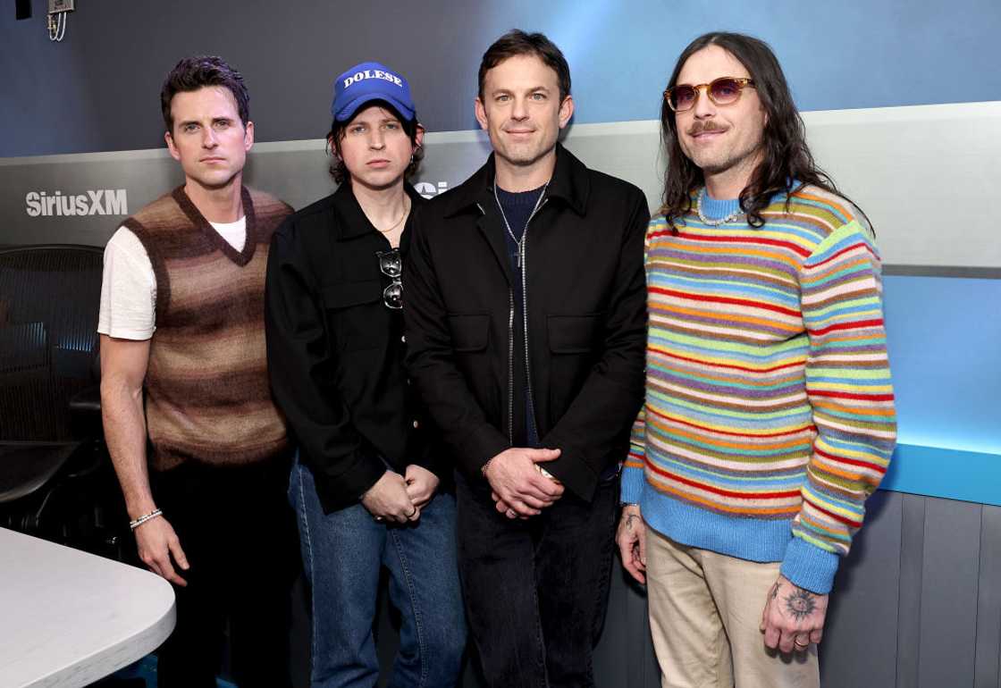 Kings of Leon band members at SiriusXM Studios in New York City Kings of Leon band members at SiriusXM Studios in New York City