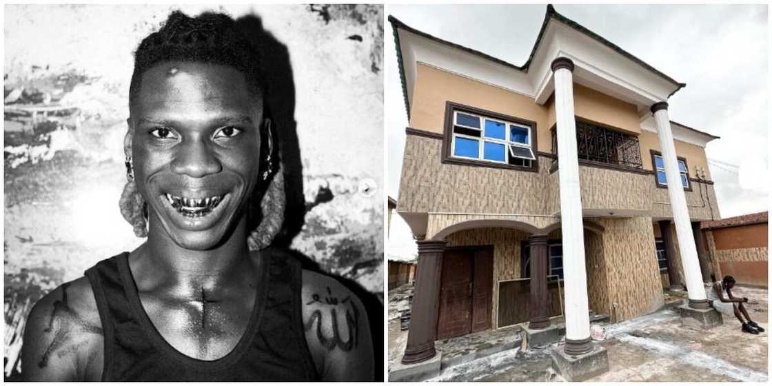 Seyi Vibez/father's new house Seyi Vibez/father's new house