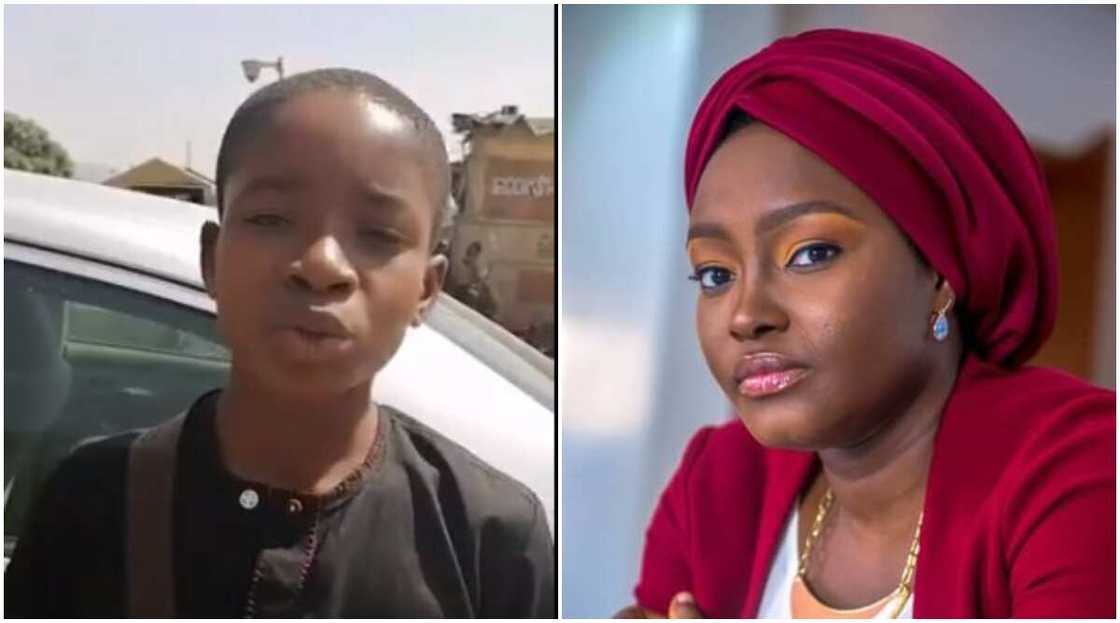 Nigerian lady assists boy who is into wheelbarrow rental along with his schooling Nigerian lady assists boy who is into wheelbarrow rental along with his schooling