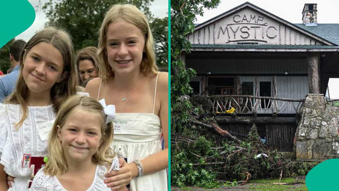 Mother happy as her three daughter survives Texas flooding. Mother happy as her three daughter survives Texas flooding.