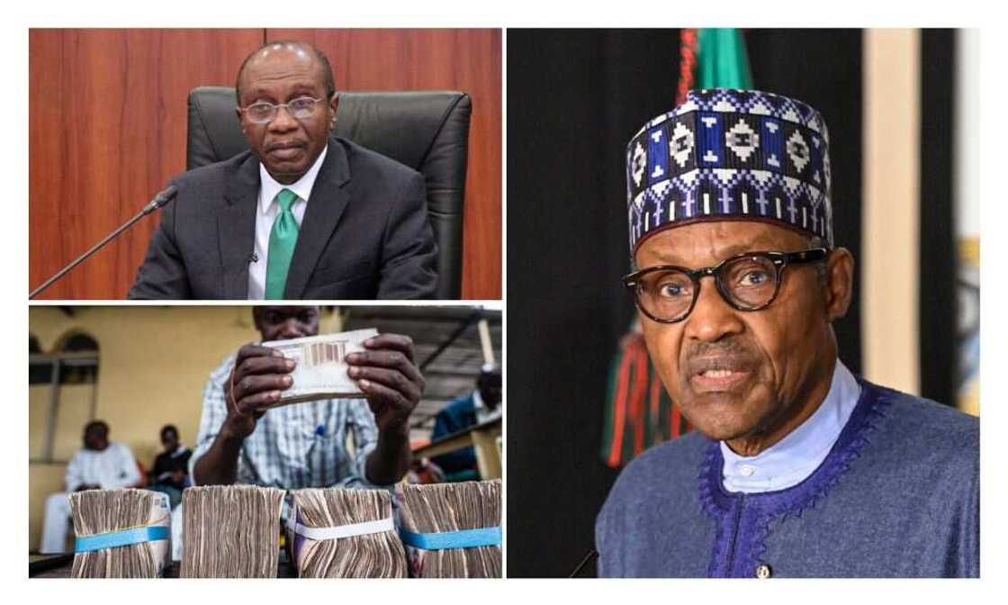 Buhari, CBN, banknotes, 7 years