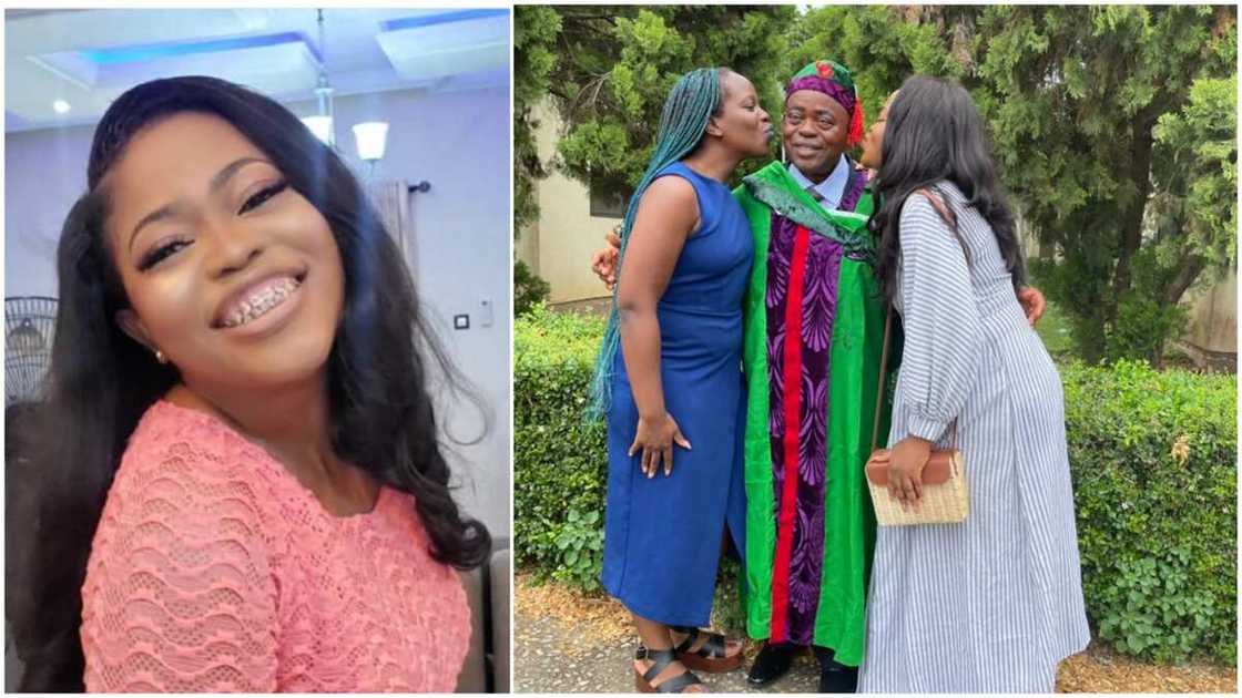 Dream Comes True as Nigerian Dad Bags His Degree at Age 66, Daughter Celebrates Him With Cute Photo Dream Comes True as Nigerian Dad Bags His Degree at Age 66, Daughter Celebrates Him With Cute Photo