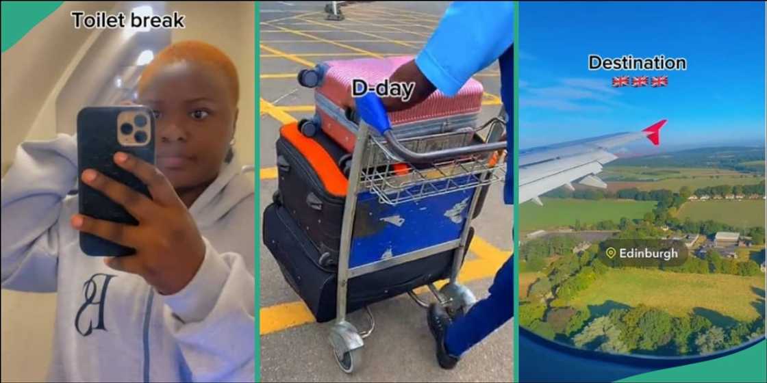 Lady leaves Nigeria for UK Lady leaves Nigeria for UK