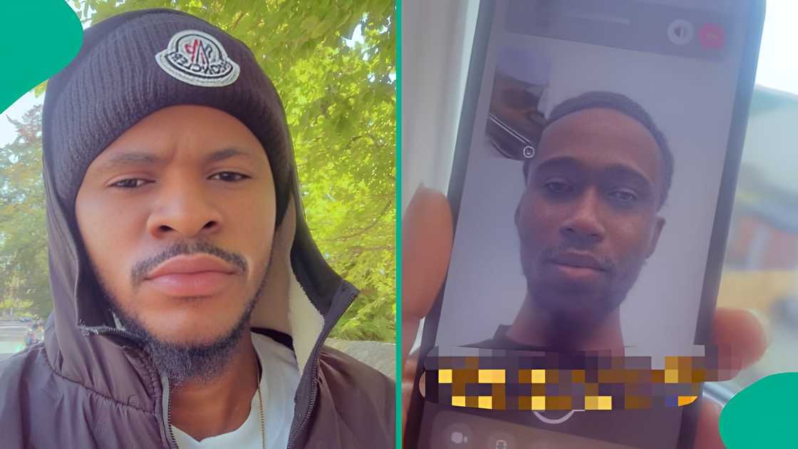 Nigerian man video-calls friend to reveal UK trip, sparks online buzz