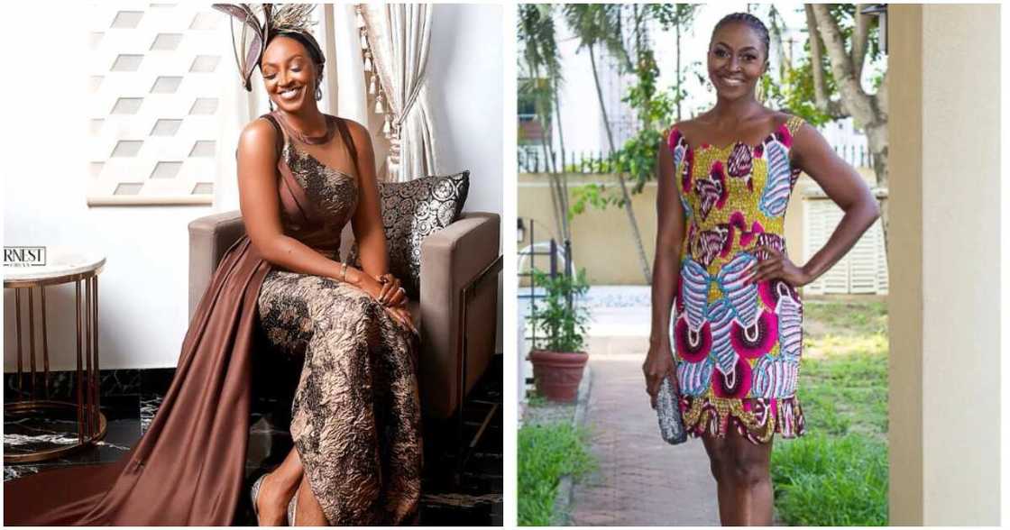 Old and new photos of Kate Henshaw