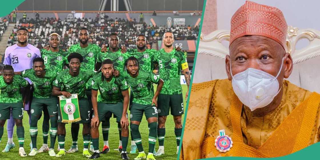 Ganduje ya tura sako ga tawagar kwallon kafar Najeriya Ganduje ya tura sako ga tawagar kwallon kafar Najeriya