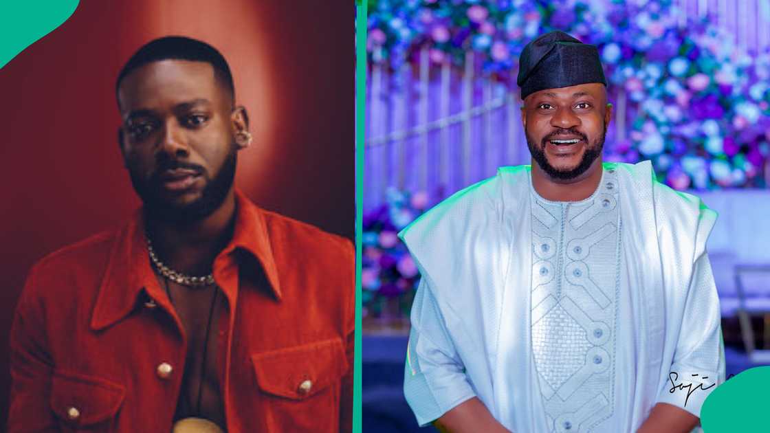 Odunlade Adekola on call with Adekunle Gold Odunlade Adekola on call with Adekunle Gold
