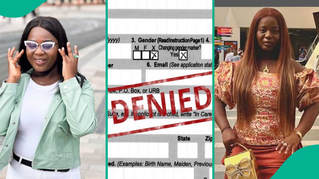 Lady who applied for US visa fails to get it. Lady who applied for US visa fails to get it.