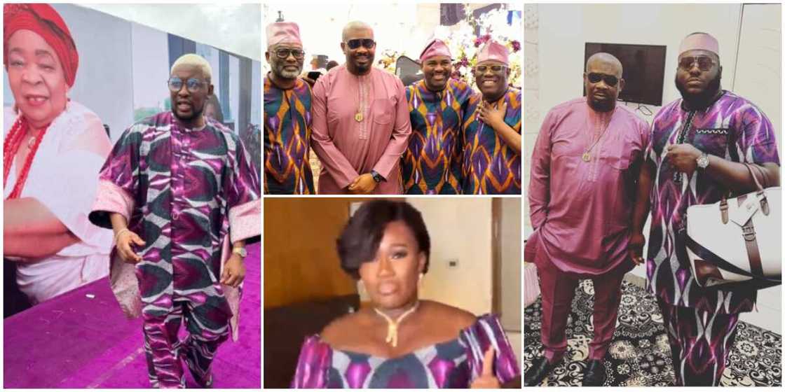 Don Jazzy and guests at mum's funeral Don Jazzy and guests at mum's funeral