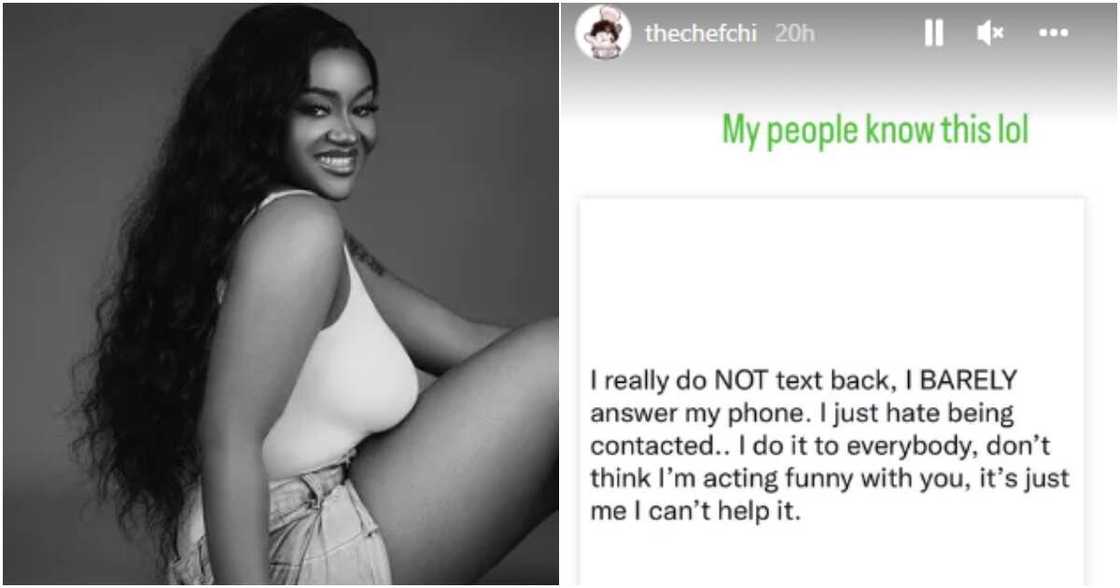 Chioma talks about using phones Chioma talks about using phones