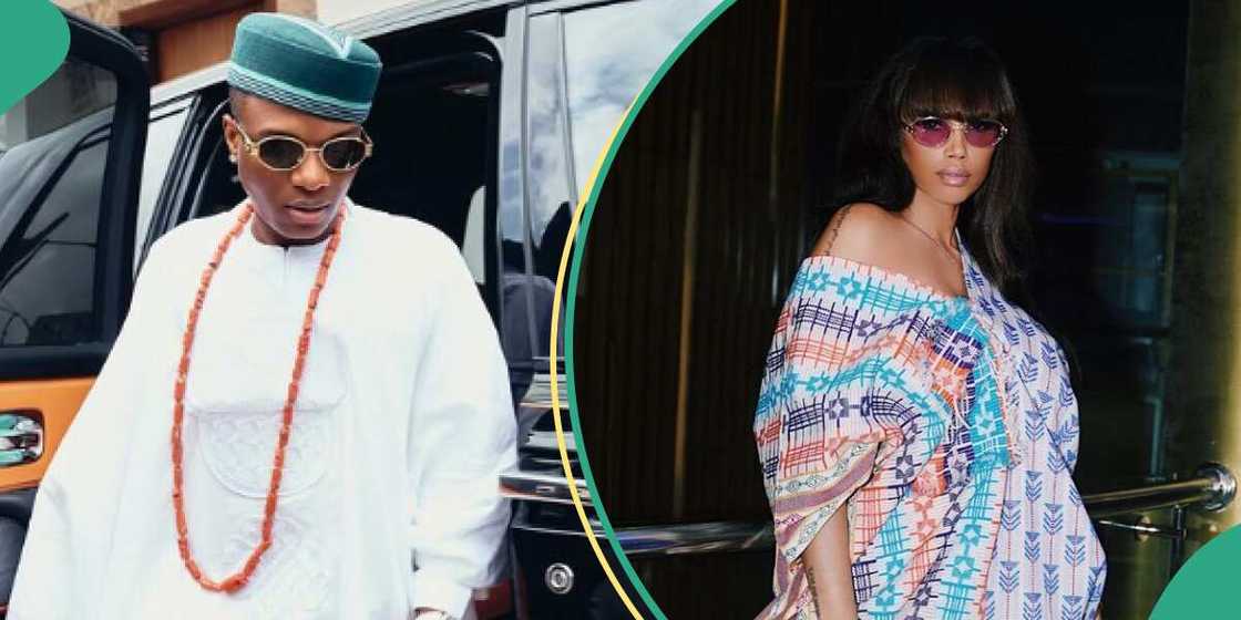 Wizkid allegedly crops off Jada P from their picture. Wizkid allegedly crops off Jada P from their picture.