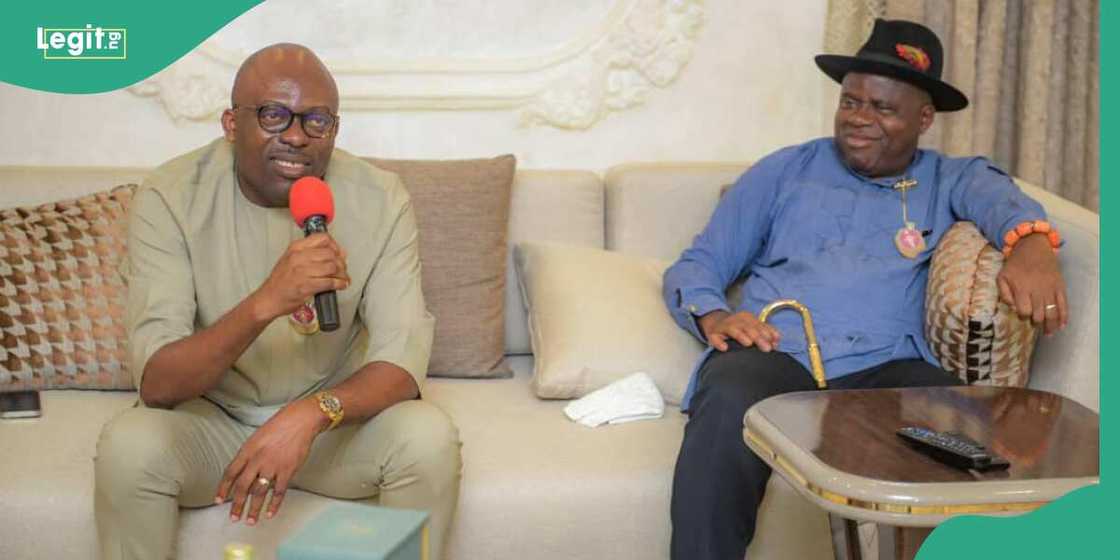 Sim Fubara, Douye Diri, Rivers state, Bayelsa state Sim Fubara, Douye Diri, Rivers state, Bayelsa state