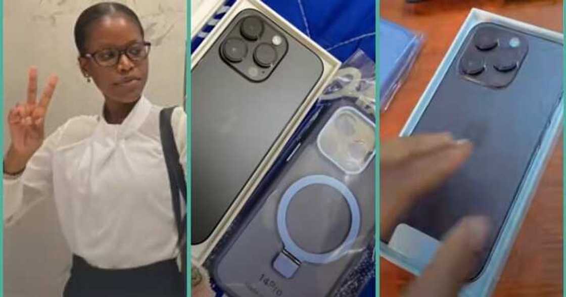 Lady gets brand new iPhone 14 Pro after using TikTok sound Lady gets brand new iPhone 14 Pro after using TikTok sound