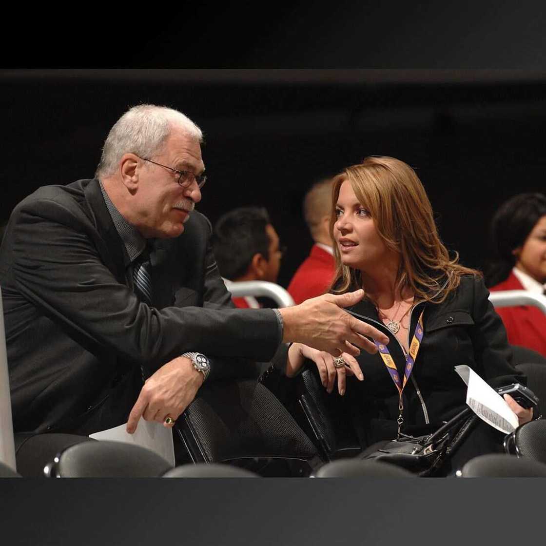 Jeanie Buss and Phil Jackson Jeanie Buss and Phil Jackson