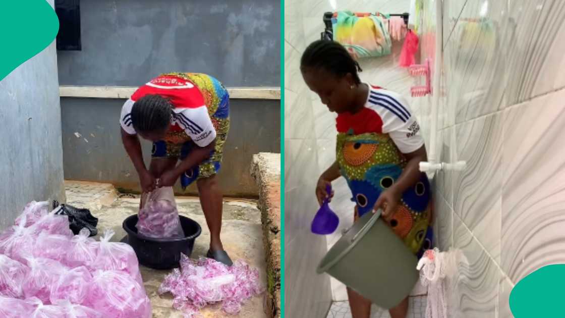 Woman shares how scarcity of water affected her family. Woman shares how scarcity of water affected her family.