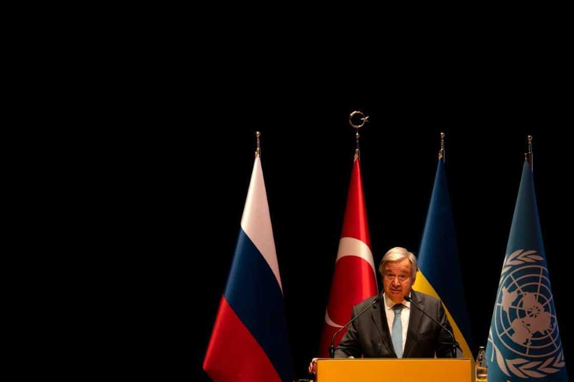 'Without fertiliser in 2022, there may not be enough food in 2023,' said Guterres 'Without fertiliser in 2022, there may not be enough food in 2023,' said Guterres