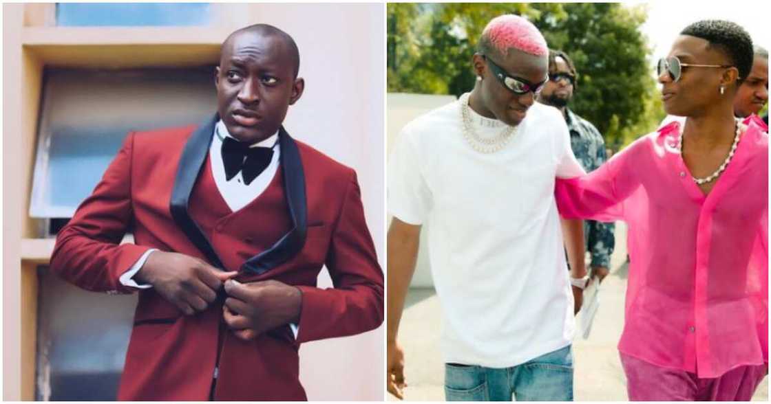 Nigerian singers Wizkid, Ruger and Carter Efe Nigerian singers Wizkid, Ruger and Carter Efe