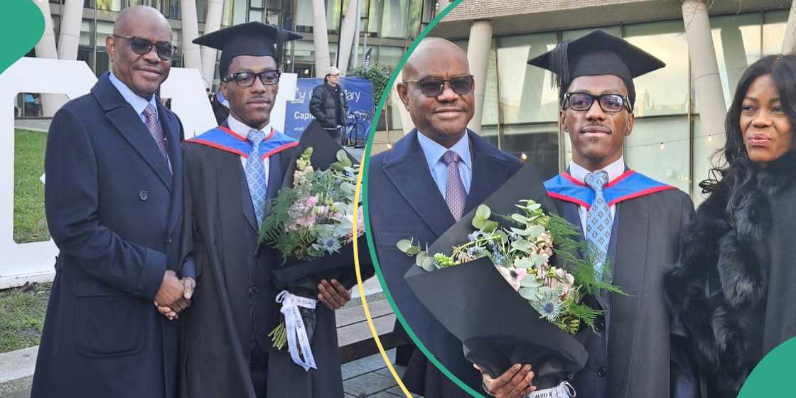 Wike's son bags Master of Laws from UK University