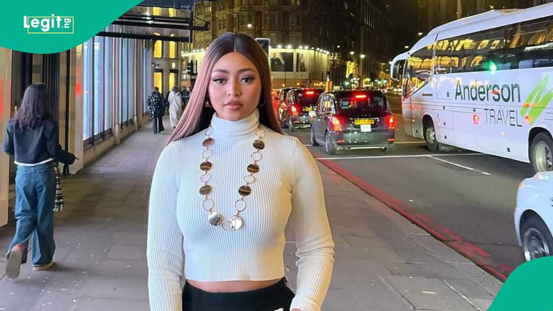 Regina Daniels hangs out with her brother in London Regina Daniels hangs out with her brother in London