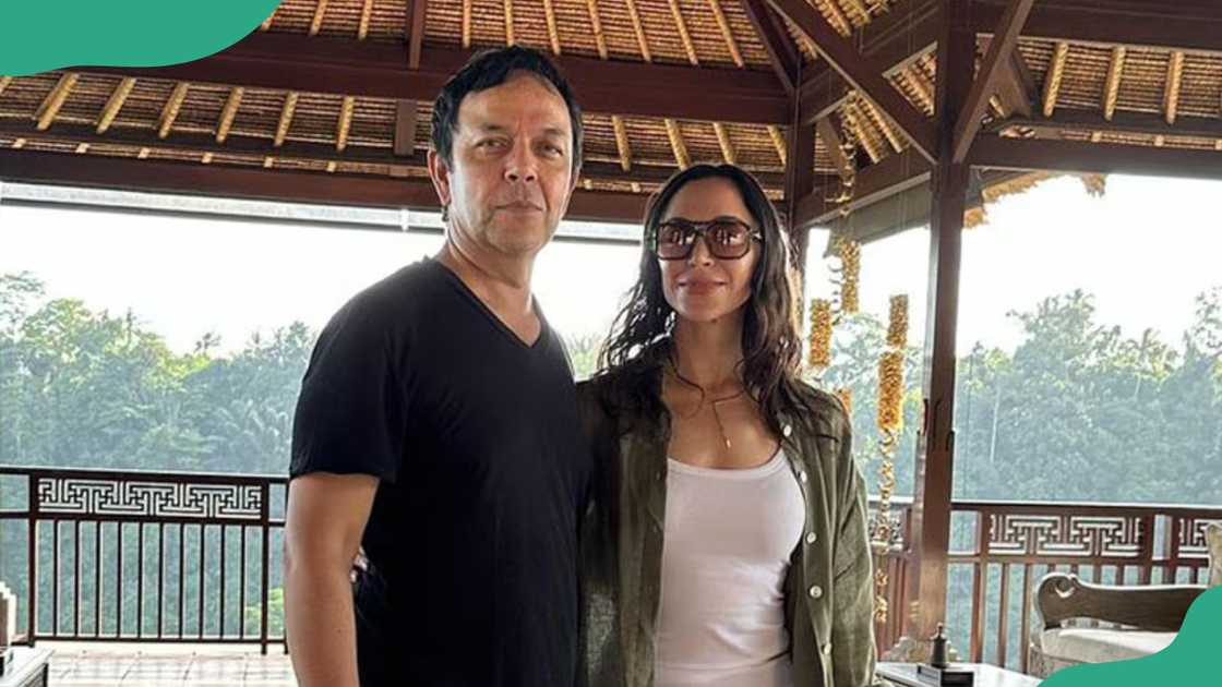 Farrah with her father Guraish Aldjufrie.