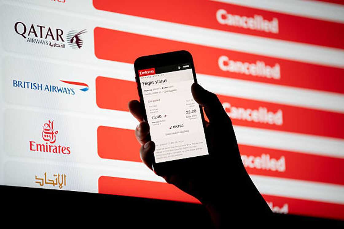 Yadda aka soke tashin jirage a Dubai