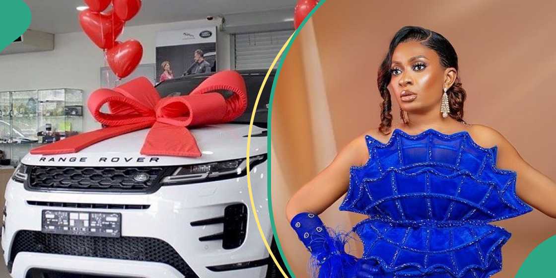 May Edochie receives white Range Rover May Edochie receives white Range Rover
