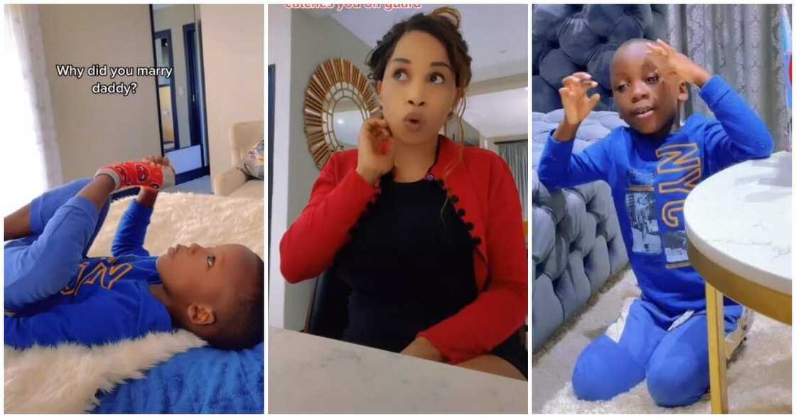 Little boy and mum, kid asks mum funny question, kid asks mum to marry him Little boy and mum, kid asks mum funny question, kid asks mum to marry him