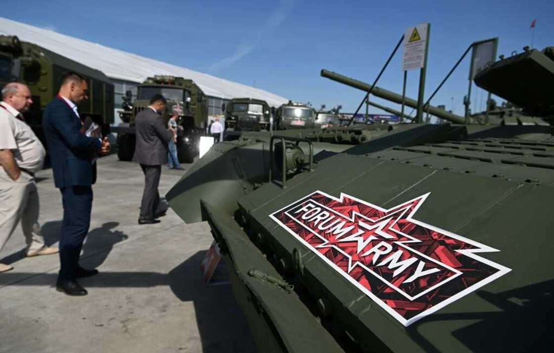 Some visitors to the army forum said it was their country's duty to support pro-Russian separatists in Ukraine Some visitors to the army forum said it was their country's duty to support pro-Russian separatists in Ukraine