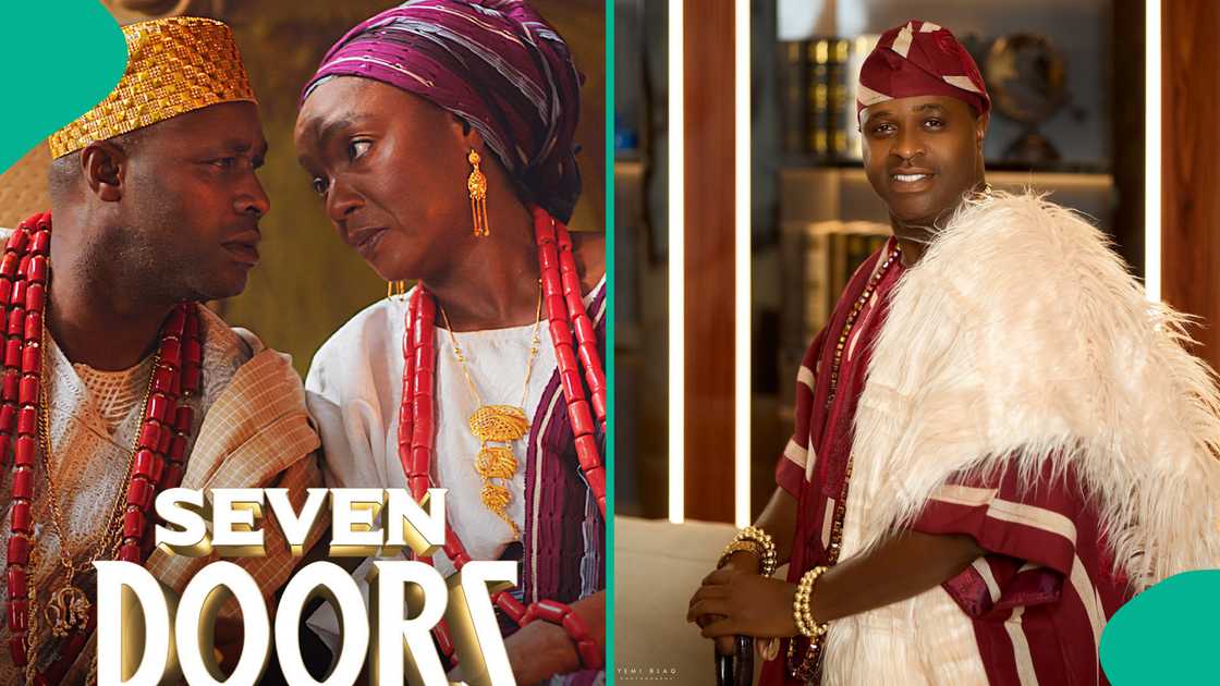 Chioma Akpotha and Femi Adebayo on Seven Doors. Chioma Akpotha and Femi Adebayo on Seven Doors.