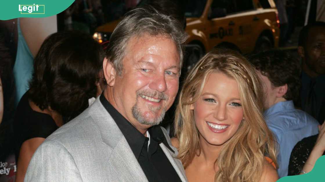 Actors Ernie Lively and Blake Lively at the Ziegfeld Theatre