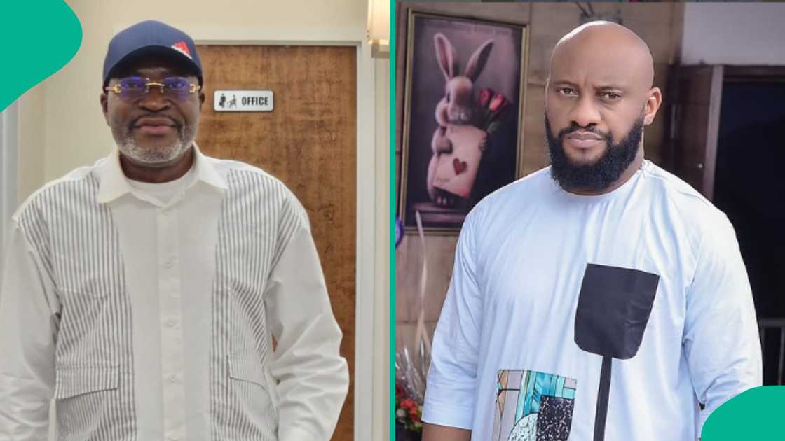 Fans react as Yul Edochie calls Kanayo O Kanayo stupid.