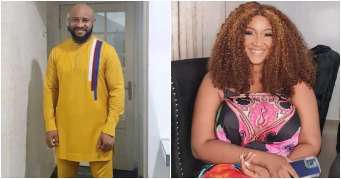 Actor Yul Edochie and second wife Actor Yul Edochie and second wife
