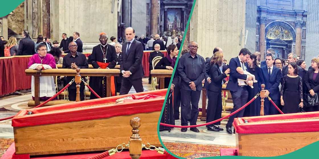 Peter Obi attends Lying-In-state ceremony of late Pope Francis in Vatican City Peter Obi attends Lying-In-state ceremony of late Pope Francis in Vatican City