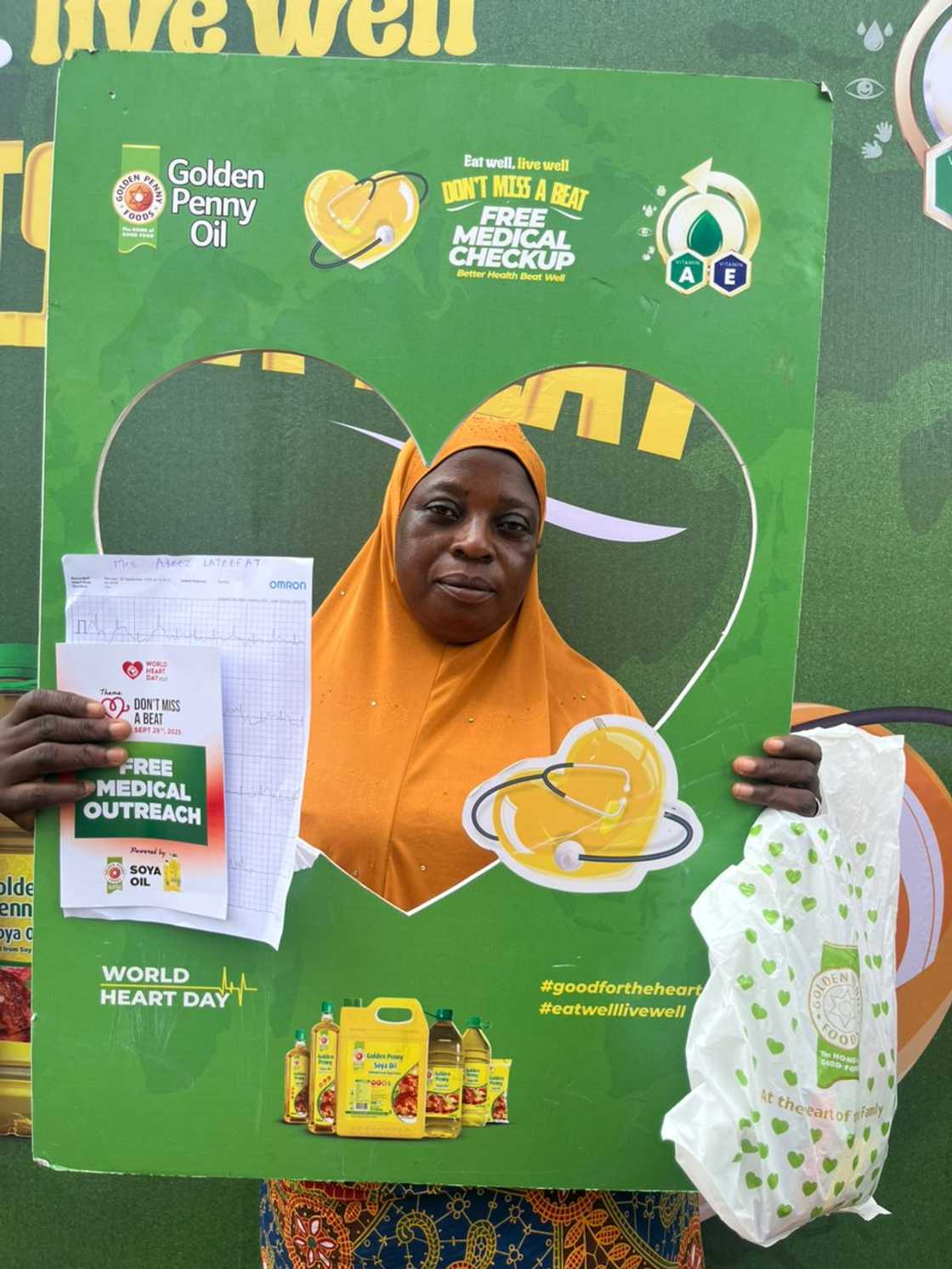 Golden Penny Oil Offers Free Medical Check-Ups to Thousands Across Lagos & Ibadan on World Heart Day Golden Penny Oil Offers Free Medical Check-Ups to Thousands Across Lagos & Ibadan on World Heart Day