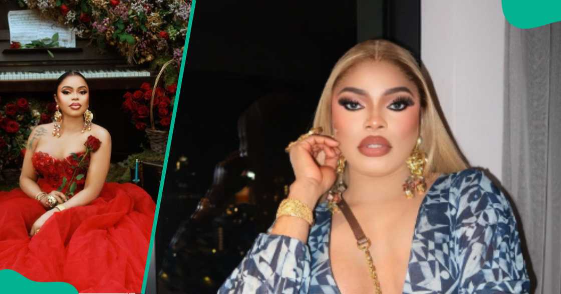 UK-based Nigerian crossdresser Bobrisky tells fans he is now a woman. UK-based Nigerian crossdresser Bobrisky tells fans he is now a woman.