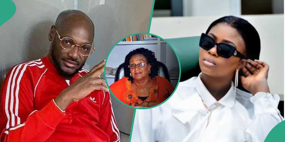 Nigerians fight 2baba's Natasha Osawuru