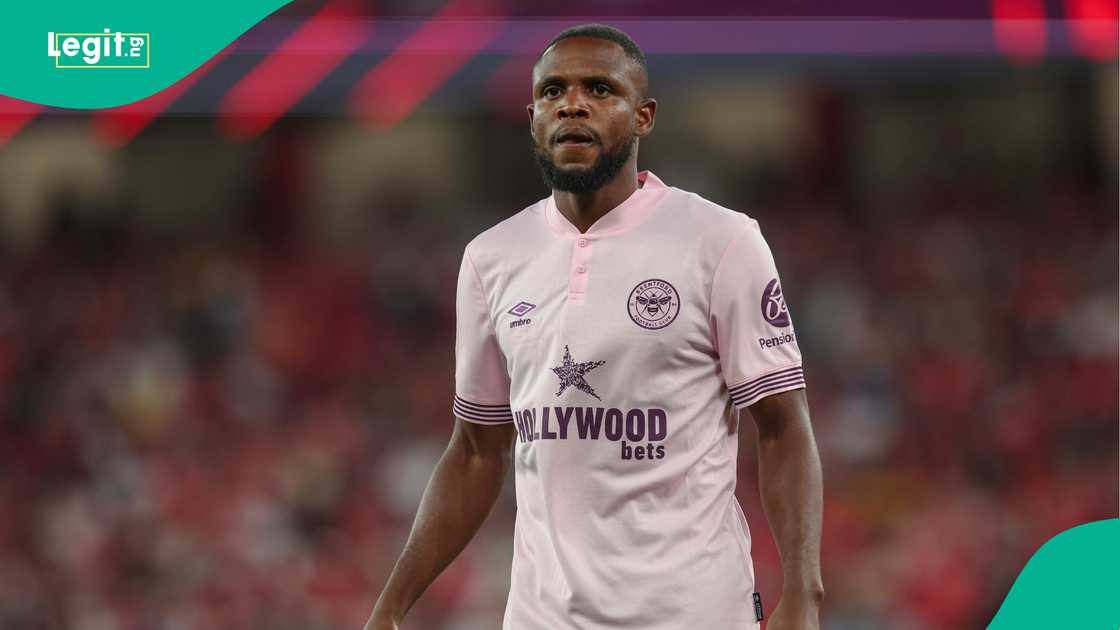 Frank Onyeka, Brentford, SL Benfica, Lisbon, Portugal's. Frank Onyeka, Brentford, SL Benfica, Lisbon, Portugal's.