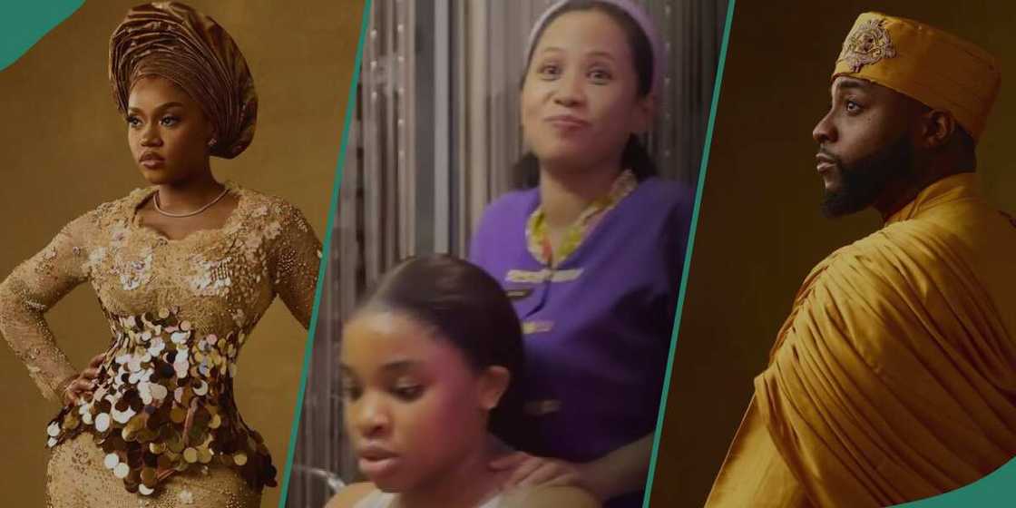 International masseuses seen pampering ladies at Chioma's party. International masseuses seen pampering ladies at Chioma's party.