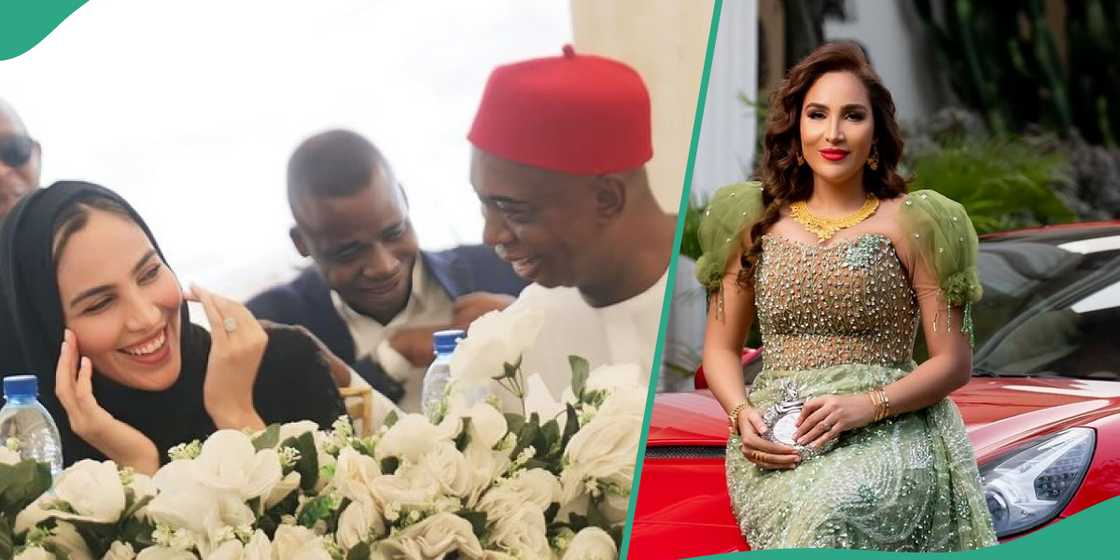 Ned Nwoko, wife gush over each other in new post.