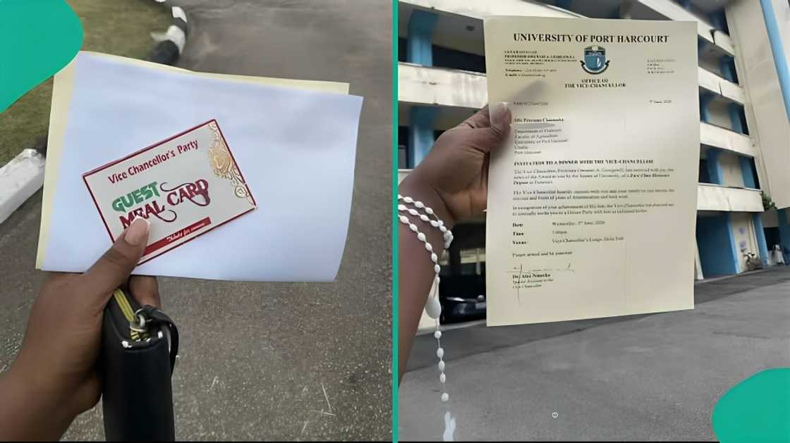 Lady bags First Class at UNIPORT, gets invited to VC dinner party Lady bags First Class at UNIPORT, gets invited to VC dinner party