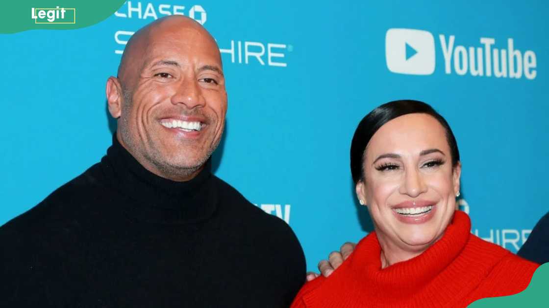Dwayne Johnson and Dany Garcia at The Ray