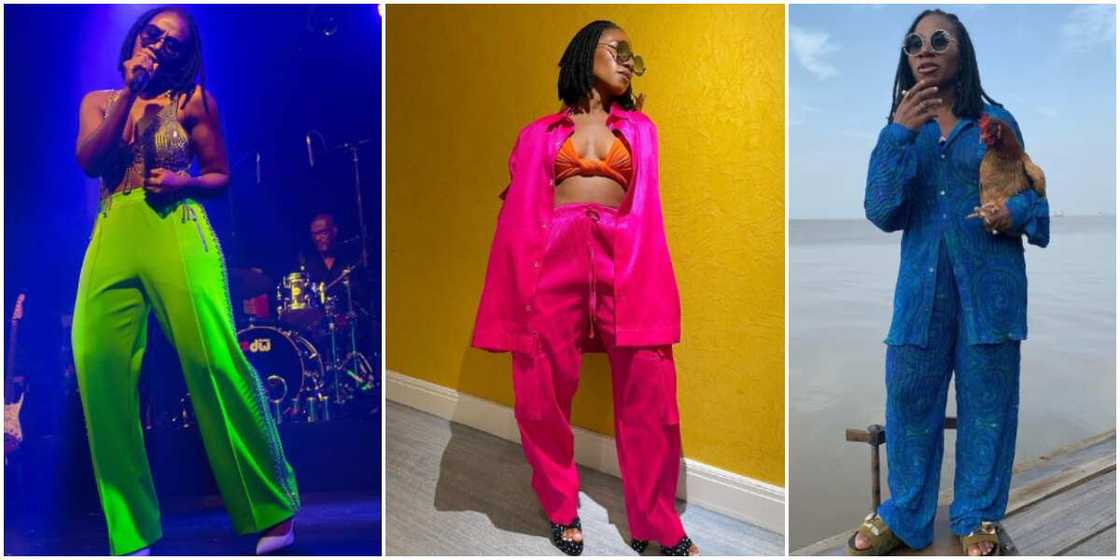Singer Asa's fashion. Singer Asa's fashion.