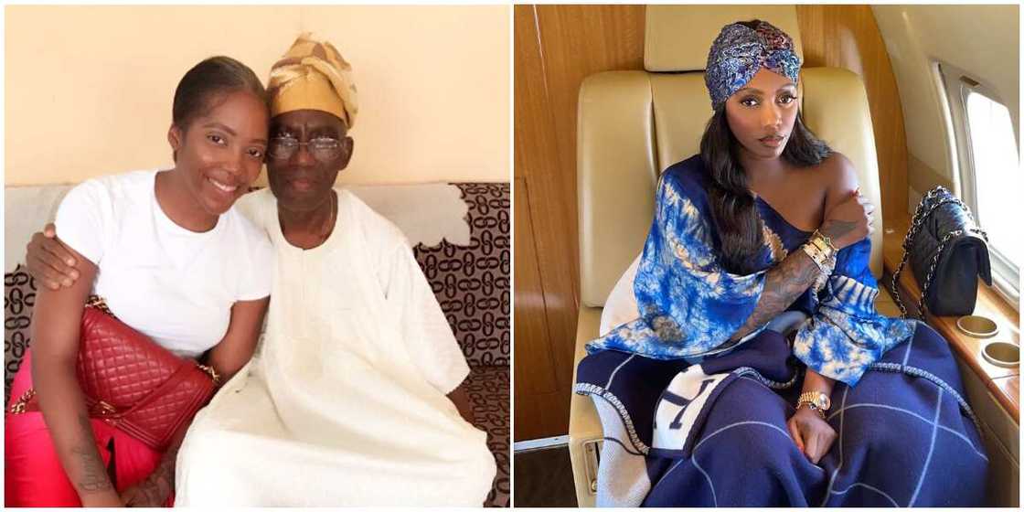 Singer Tiwa Savage loses dad Singer Tiwa Savage loses dad