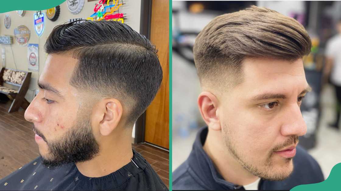 Low fade comb over Low fade comb over