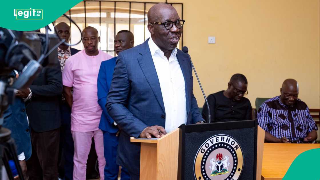 Obaseki speaks to Civil Servants Obaseki speaks to Civil Servants