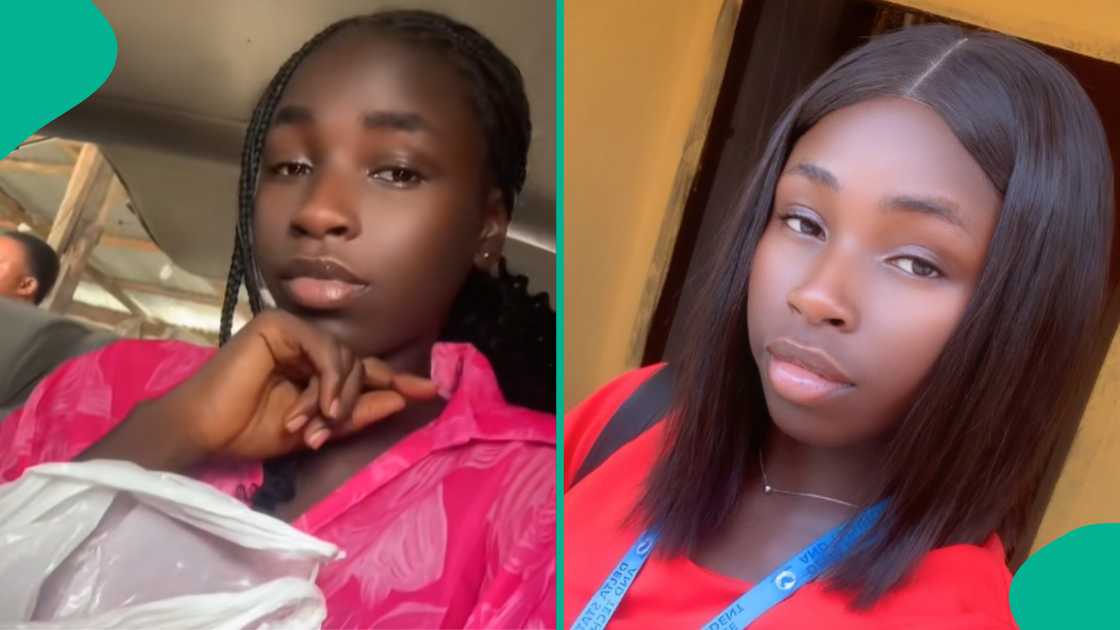 Lady emotional after getting carryover in school. Lady emotional after getting carryover in school.