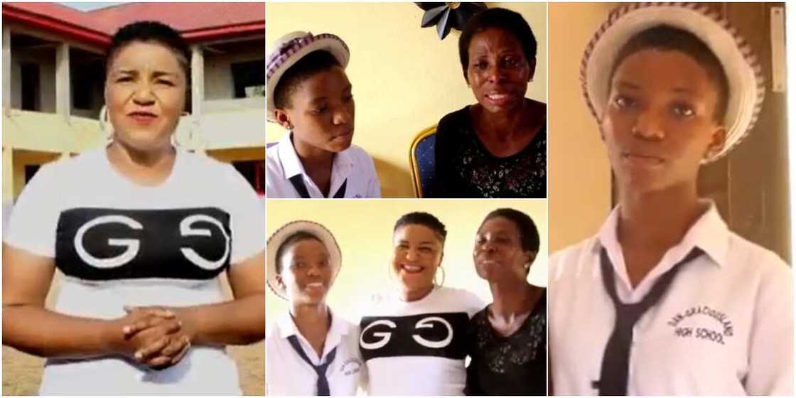 Pastor Juliet Olele gave Favour Patrick a scholarship Pastor Juliet Olele gave Favour Patrick a scholarship